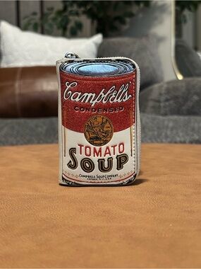 NWT Authentic Vintage Coach x Campbells Red White Tomato Soup Wallet RARE